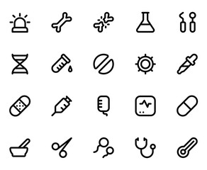 Health Line Icons