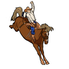 western rodeo riding horse bucking 4