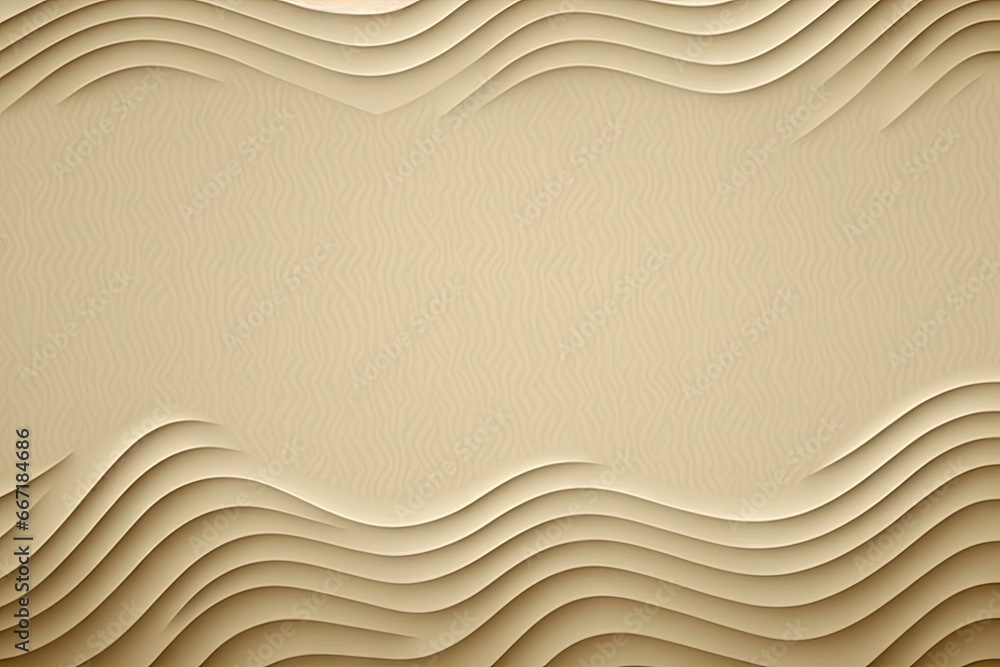Poster abstract brown paper background with wave pattern