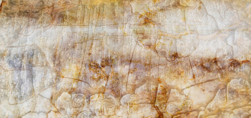 Yellow marble stone wall texture