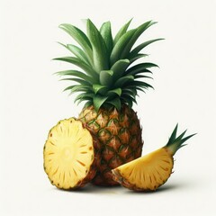 Fresh Tropical Pineapple Delight, GENERATIVE AI