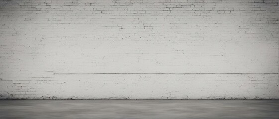 Fototapeta premium Blank white grunge cement wall texture background