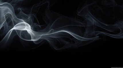 Obraz premium smoke on a black background. High quality photo, background, design, pattern, modern, bright, fog and smoke, illustration, art, abstract backgrounds, creativity