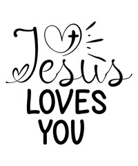 Jesus Loves You SVG