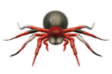 3d rendered of Spider Tarantula. Largest spider in terms of leg-span is the giant huntsman spider