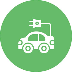 Electric Car Icon