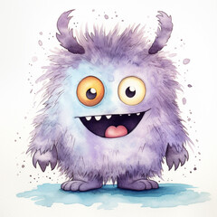 Kind Watercolor Monster Makes the World a Better Place