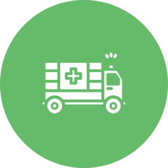 Fototapeta premium Ambulance Icon