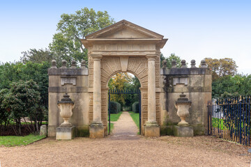 Fototapeta na wymiar Indigo Jones Gateway at the Chiswick House and Gardens