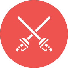 Fencing Sports Icon