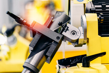 Drill bit for CNC automatic processing of metal and steel, industrial automation of working labor