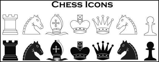 Chess Icon vector