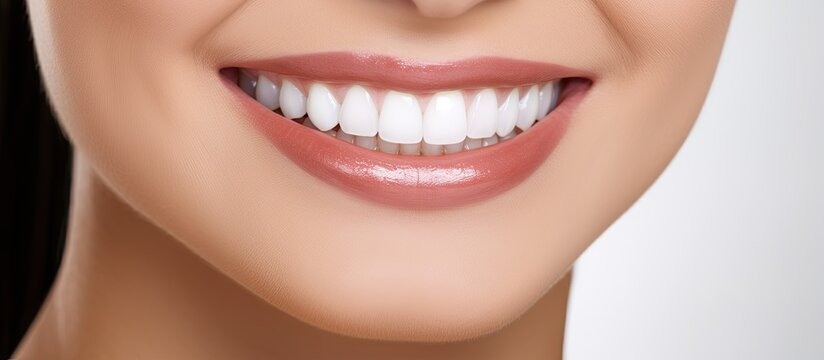 Improving dental appearance with a bright smile