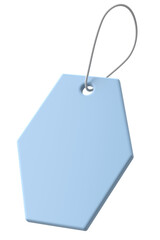 Price tag. Price label. 3D illustration.