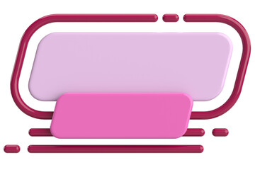 Sale banner. 3D label. 3D illustration.