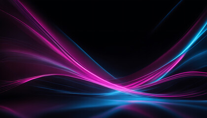 blue and pink abstract background with a black background.