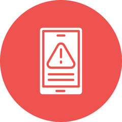 Mobile Warning Icon