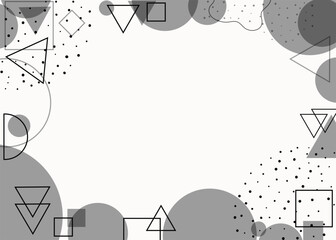 Obraz premium Vector abstract background, banner with modern graphic elements. Dynamic colors and lines, geometric shapes and spots. Template for web banner design, flyer on isolated background.