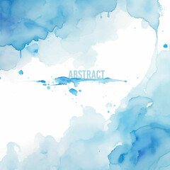 Background with bubbles, Blue watercolor, blue watercolor splashes
