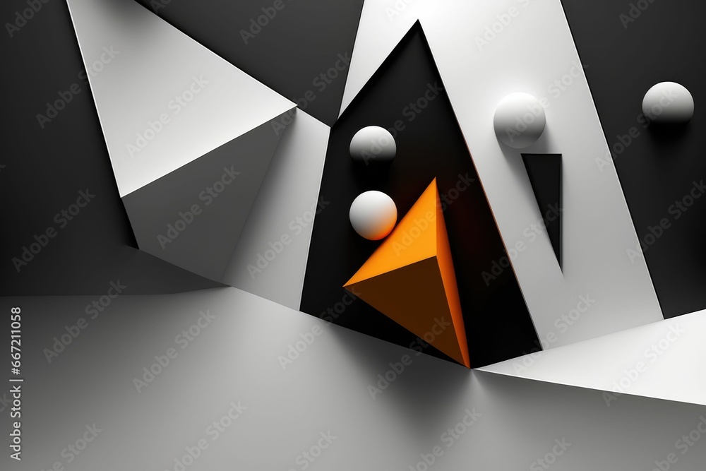 Aufkleber modern abstract background with minimalistic design