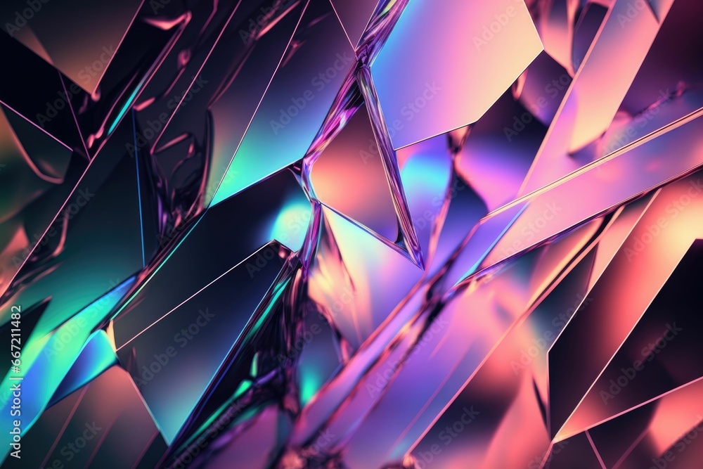 Poster energy concept curved neon lines with abstract shape glowing in ultraviolet spectrum