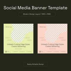 Multipurpose Square Social Media Template Layout