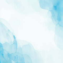 Blue sky background, Water splash background, Blue watercolor