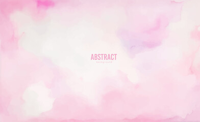 Fototapeta na wymiar Abstract watercolor background with watercolor splashes, Pink watercolor
