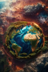 Obraz na płótnie Canvas Globe Background