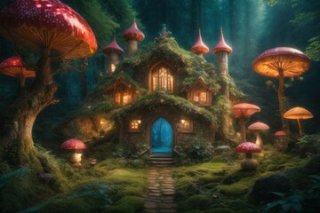 Fototapeta premium fairy tale castle