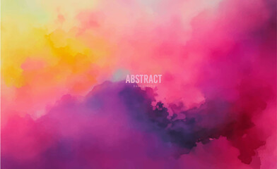 Abstract watercolor background with space, Pink watercolor