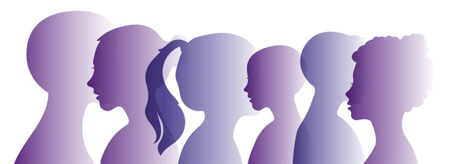 Parents and children. Drawing of a human silhouette.
Family, adolescent psychology, family relations between relatives.