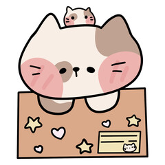 Kawaii Little Cat Clipart: Adorable Cartoon Feline Illustrations Charming Cartoon Kittens Cute Kawaii Cat Clipart Collection Playful Little Kitty Art Kawaii Cat Character Illustrations