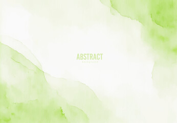 Abstract green background, Green watercolor
