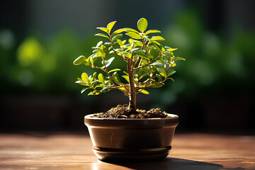 Investment income and growth are represented by a flourishing green tree planted in a pot, symbolizing the fruitful results that can stem from wise financial decisions