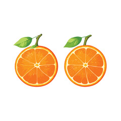 Zesty Citrus Vibes Orange Vector Magic