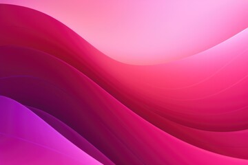 curved lines of magenta and beige color gradient, abstract background