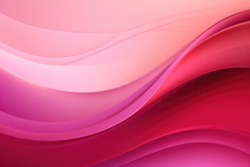 curved lines of magenta and beige color gradient, abstract background