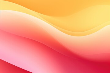 curved lines of pink and yellow color gradient, abstract background