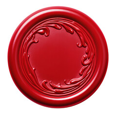 Red wax seal clip art
