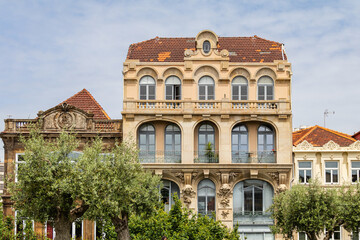 Traditional architecture of the urban center of the city of Porto, Portugal