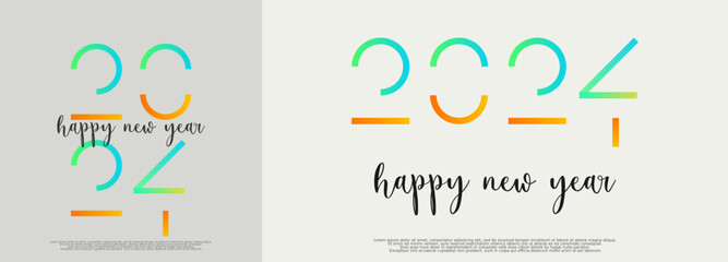 2024 - happy new year 2024 background
