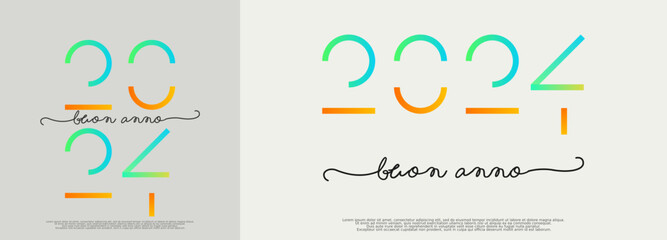 felice anno nuovo - buon anno 2024	