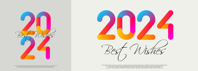 2024 - happy new year 2024 - best wishes 2024