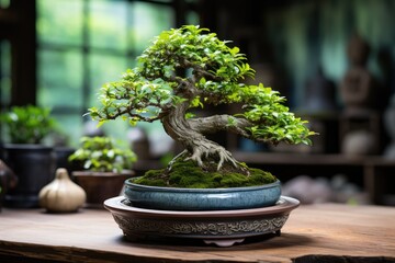 bonsai  japanese tradition grown tree