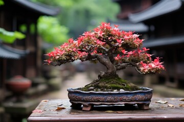 bonsai  japanese tradition grown tree