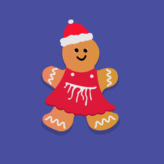 Christmas Gingerbread vector design