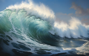 Fototapeta premium Massive ocean wave