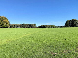 A view of the Cheshire Countryside near Knutsford on a sunny Autumn day