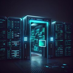 Modern high security servers and quantum computer data center